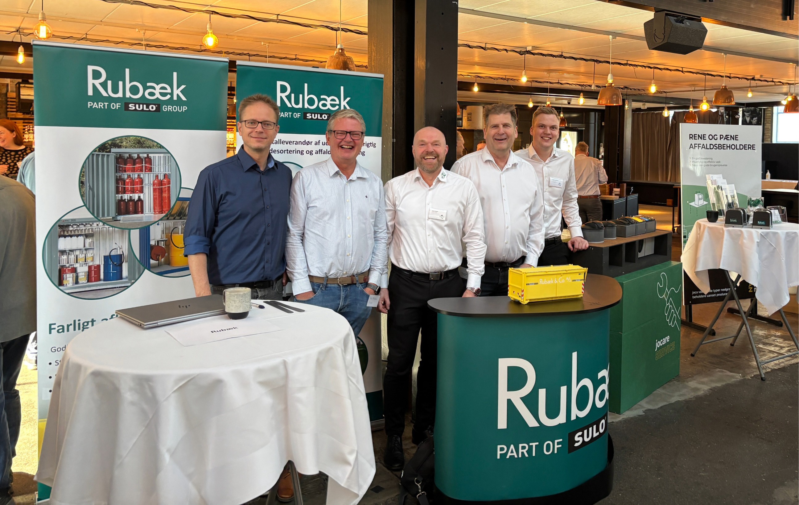 joca og Rubæk side om side på DAKOFA's sorteringskonference